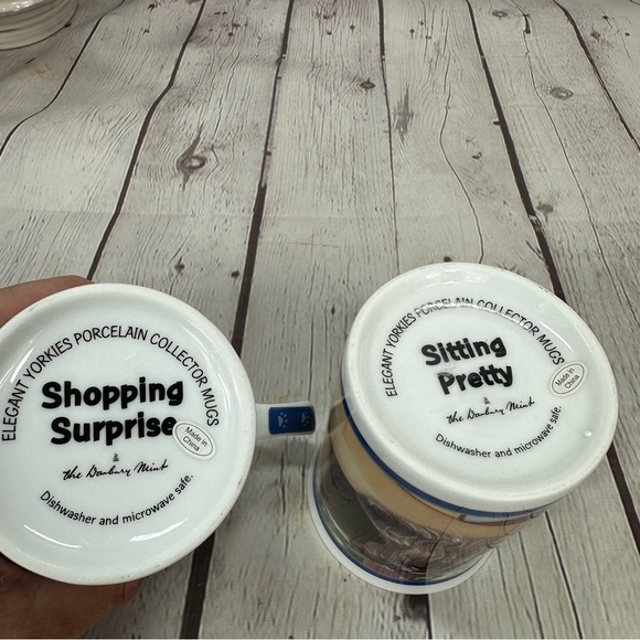 Elegant Yorkies Mug by Danbury Mint Shopping surprise & sitting pretty collector - Picture 7 of 7